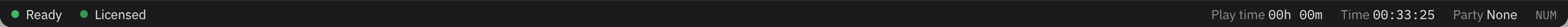 Status bar after: Ready, Licensed